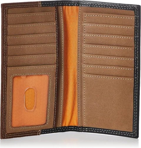 Miniatura 4 de Timberland PRO Cartera larga de cuero para hombre con RFID