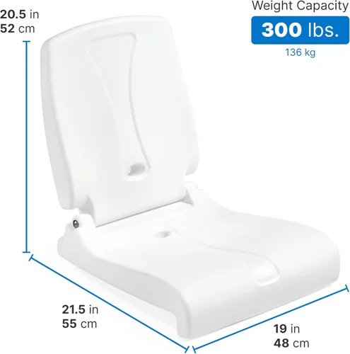Miniatura 2 de Step2 Asiento Plegable para Adultos Flip Seat, Silla Portátil para Exteriores para Piscina, Tailgating, Camping, Silla de Picnic, Proporciona Apoyo