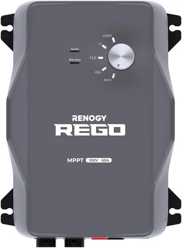 Miniatura 10 de Renogy Controlador de Carga Solar (Bluetooth) - Rover 20A 12V24V Entrada CC Automática MPPT Controladores de Carga para Paneles Solares LCD