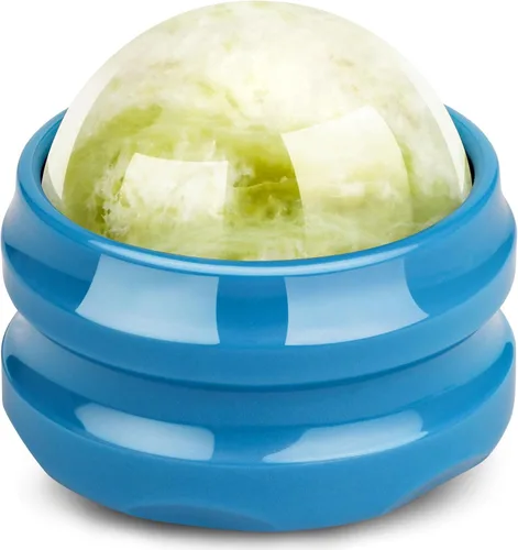 Miniatura 8 de ideayard Bola de jade de piedra de masaje para masaje de cuerpo completo, masajeador de bola de lacrosse, herramienta de masaje de espalda, bola