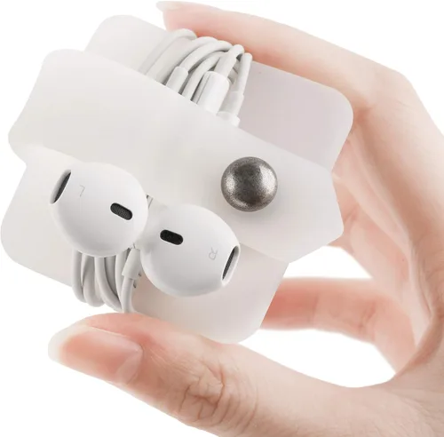 Miniatura 11 de Organizador de Cables con Soporte para Auriculares, Enrollador de Auriculares, Organizador de Auriculares, Auriculares para Auriculares, Enrollador