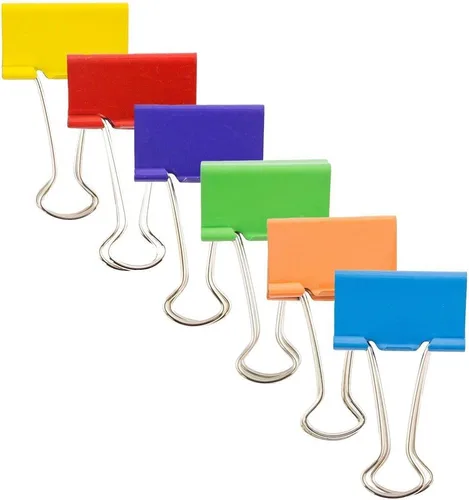 Miniatura 64 de Broches aprietapapeles JAM Paper®, Blanco