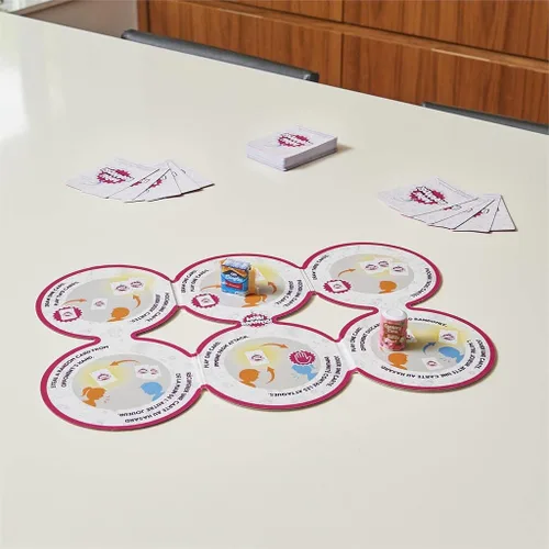 Miniatura 7 de Spin Master 6063724 Surprise Mini Brands Supermarket Race Juego de mesa de 5 piezas con 2 movers coleccionables