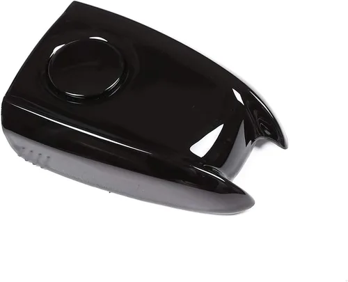 Miniatura 7 de ABS Car Key Shell Key Case Cover Trim para Alfa Romeo Giulia Stelvio 2017-2019 (negro)