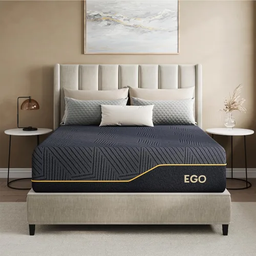 Miniatura 15 de EGOHOME - Colchón de espuma viscoelástica individual de 10 pulgadas para dolor de espalda, cama de gel de cobre refrescante en una caja, espuma