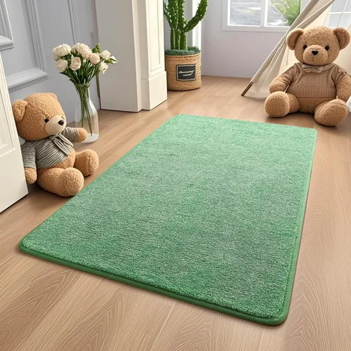 Miniatura 21 de Keeko Alfombras de área de 4 x 6 pies para sala de estar, alfombra suave y moderna de espuma viscoelástica para dormitorio, alfombra