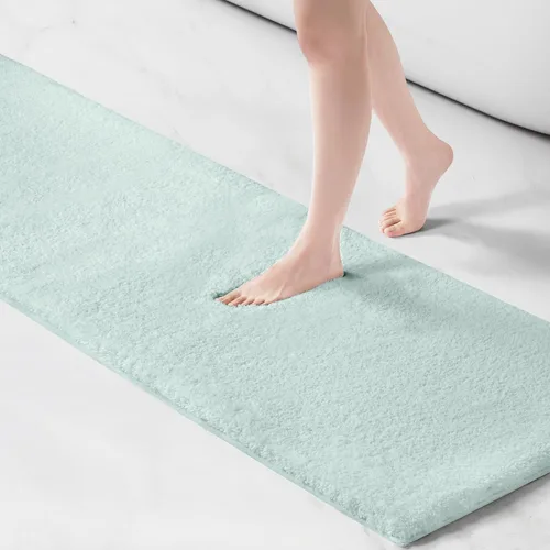 Miniatura 31 de Madison Park Marshmallow - Alfombra de baño antideslizante, de felpa lujosa, absorbente, de secado rápido, diseño de spa, decoración de baño, 20 x