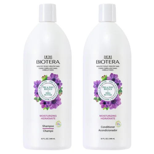 Miniatura 11 de Biotera Moisturizing Shampoo for Dry, Fine Hair - Lightweight Hydration with Coconut & Shea Butter, Restores & Nourishes Moisture, Enhances Shine &