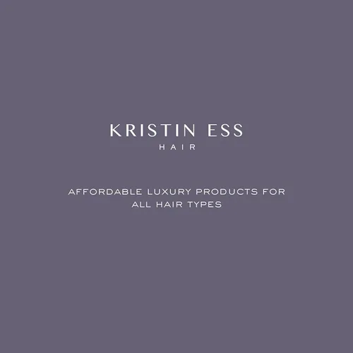 Miniatura 8 de Kristin Ess Juego de champú y acondicionador de cabello morado para rubio, moreno, plateado + cabello gris, anti latón + tonos amarillos, seguro