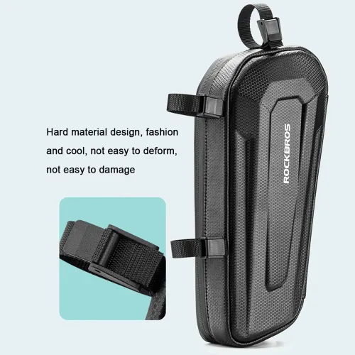 Miniatura 9 de Bolsa de motocicleta Bolsa impermeable Bolsa de motor de motocicleta de gran capacidad Práctica fácil instalación Triangular Accesorios