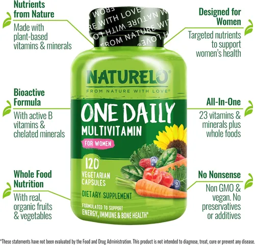 Miniatura 2 de Naturelo Multivitamina de un día para mujeres, 1