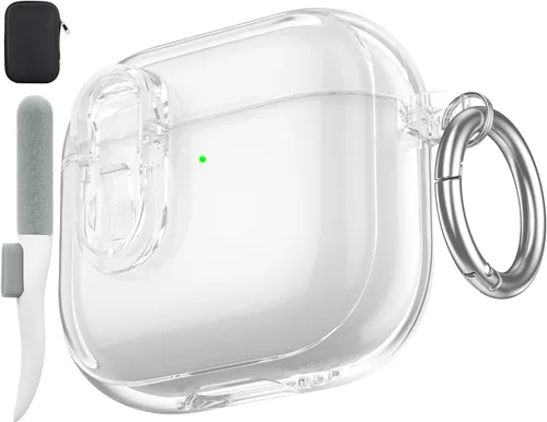 Miniatura 11 de Valkit Funda compatible con AirPods Pro, transparente con kit de limpieza, funda protectora de TPU suave para AirPods Pro Gen 2nd/1st 2023/2022/2019