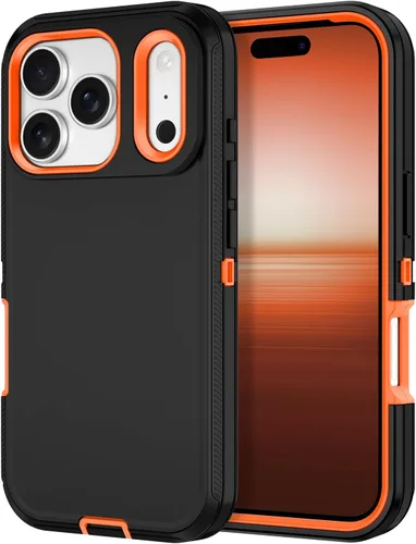 Miniatura 15 de I-HONVA Funda para iPhone 17 a prueba de golpes, a prueba de polvo y caídas, 3 capas de protección de cuerpo completo [sin protector de pantalla]