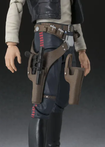 Miniatura 6 de De Bandai S.H. Figuarts: Han Solo de Star Wars (Una nueva esperanza), aproximadamente 6 pulgadas