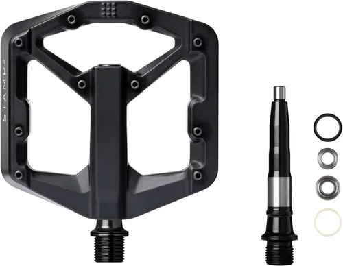 Miniatura 5 de Crankbrothers Stamp Pedales Planos MTB - Pedales de Bicicleta Ligeros, Versátiles y Duraderos de Tamaño Específico Negro