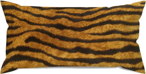 Miniatura 34 de Fundas de almohada con estampado de leopardo y guepardo negro y marrón, 12 x 18 pulgadas, fundas de cojín de granja para sofá, sala de estar