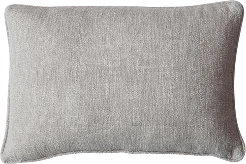 Miniatura 4 de Creative Co-Op Almohada lumbar estampada mezcla de algodón con botánicos y bordados, multicolor