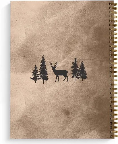 Miniatura 2 de Gotcha Covered Notebooks Softcover Adventure Is Calling - Cuaderno de caza en espiral de 8.5 x 11 pulgadas, 120 páginas a rayas universitarias