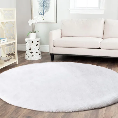 Miniatura 23 de Latepis Alfombra Pequeña Negra Esponjosa 2x3 pies Manta de Piel Sintética de Conejo Alfombra Suave Lavable Alfombras Peludas Shag para Dormitorio