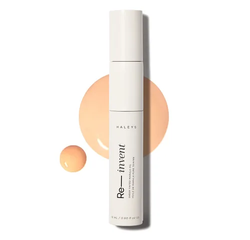 Miniatura 9 de HALEYS Re-invent - Aceite de marula teñido transparente (medio/bronceado neutro), tinte para la piel, hidratante BB tintado, base tintada, aceite E.