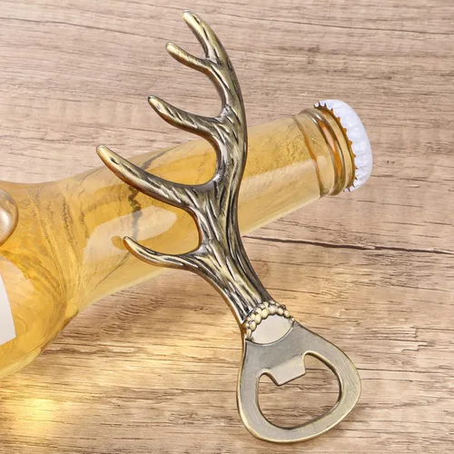 Miniatura 4 de Abrebotellas de astas de ciervo, regalos de ciervo para cazadores, regalos de Navidad y para el Día del Padre, regalos únicos de ciervo para hombres