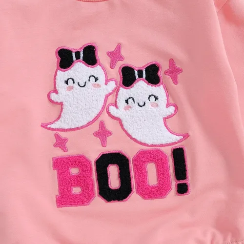 Miniatura 66 de FYBITBO Traje de Halloween para recién nacido, niña y niño, espeluznante temporada, mameluco con burbujas para otoño, Halloween, ropa de bebé