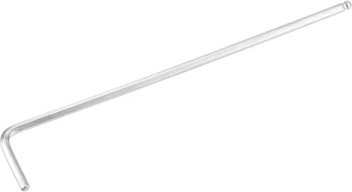 Miniatura 9 de uxcell Llave de llave hexagonal de extremo de bola de 0.059 in, herramienta de reparación CR-V en forma de L de brazo largo Tono plateado