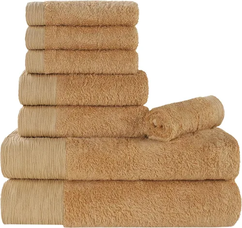Miniatura 35 de Superior Rayon - Juego de toallas de 12 piezas de mezcla de bambú, de secado rápido, artículos esenciales para el baño, ducha, spa, toallas