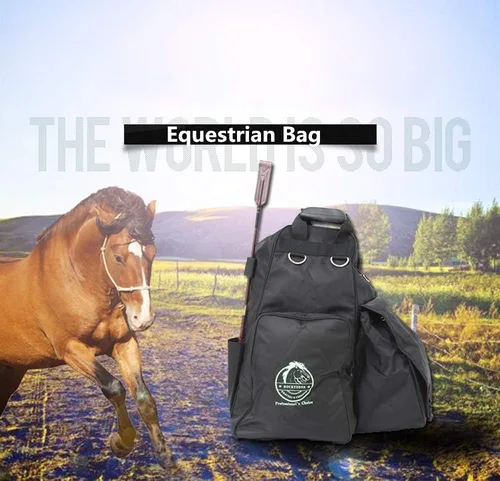 Miniatura 4 de Botas de equitación profesionales llevan bolsas ecuestres duraderas portátiles con compartimento para casco