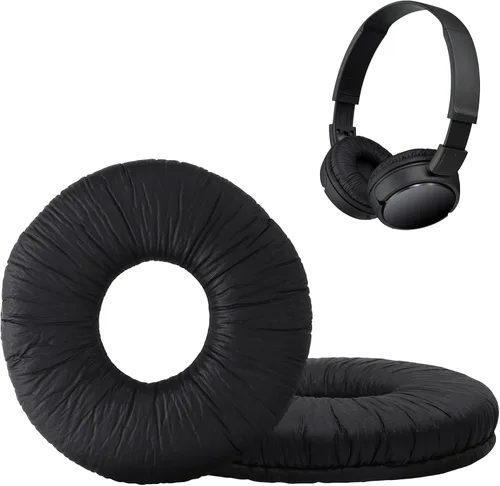 Miniatura 8 de kwmobile Almohadillas para oídos compatibles con Sony MDR-ZX100/ZX110/ZX300/V150 - 2 piezas de repuesto para auriculares, color negro