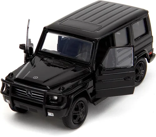 Miniatura 5 de Jada Pink Slips 1:32 W1 Mercedes Benz Clase G 4x4 Coche fundido a presión, juguetes para niños y adultos (negro)