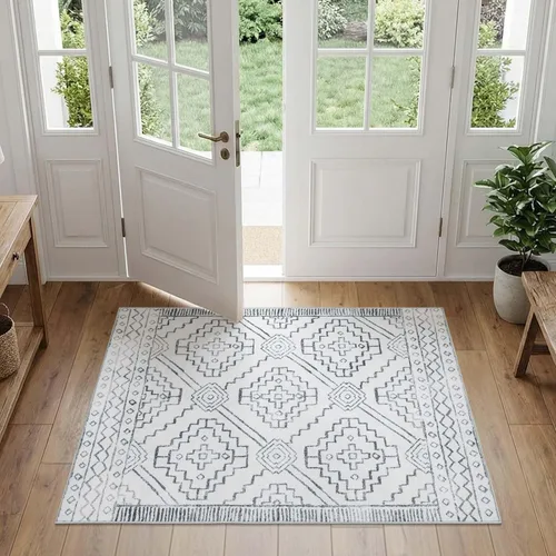 Miniatura 118 de jinchan Alfombra marroquí de pasillo 2x10 para pasillo - Alfombra de pasillo para cocina bohemia lavable a máquina, alfombra moderna suave, Boho