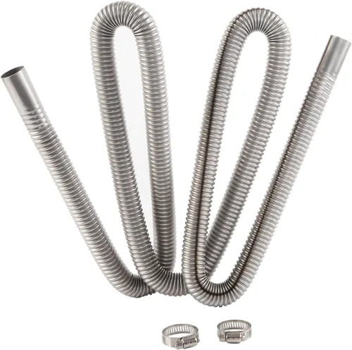Miniatura 6 de Tubo de escape flexible para calentador de diésel Tubo de escape flexible para generador Tubo de extensión flexible de escape de acero inoxidable