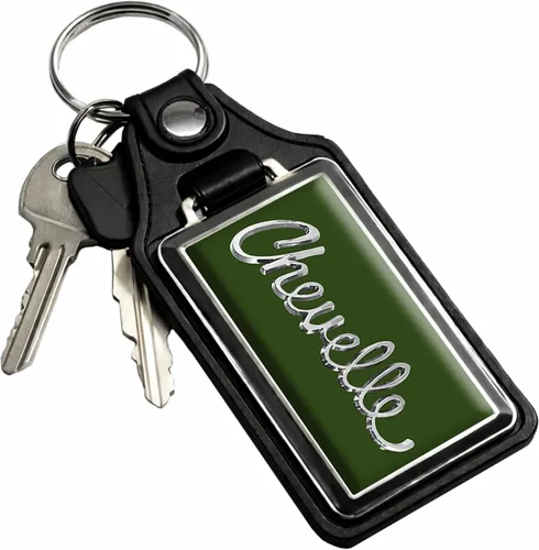 Miniatura 9 de Brotherhood Car Key Chain for Chevelle - Classic Models Keychain for Men and Women 1) Negro medianoche