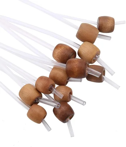 Miniatura 5 de Juego de ganchos de ganchillo afganos tunecinos con cable de plástico, agujas de tejer de ganchillo de bambú para uso principiante o profesional
