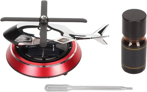 Miniatura 6 de Ambientador para automóvil, helicóptero mejorado para aromaterapia, ambientador giratorio solar con rotación solar, alivia el estrés y purifica