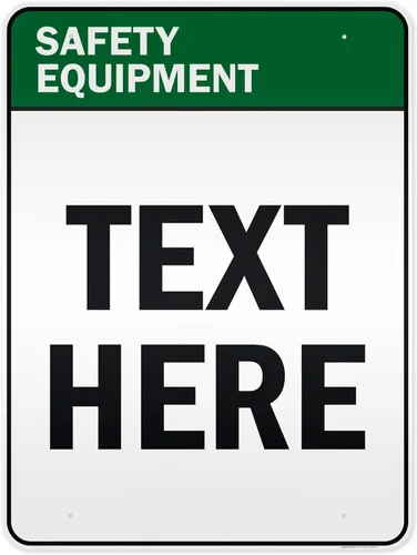 Miniatura 102 de Primer letrero de seguridad personalizado, letrero ANSI, compatible con Osha, 12 x 18 pulgadas, HDPE de 55 mil de grosor