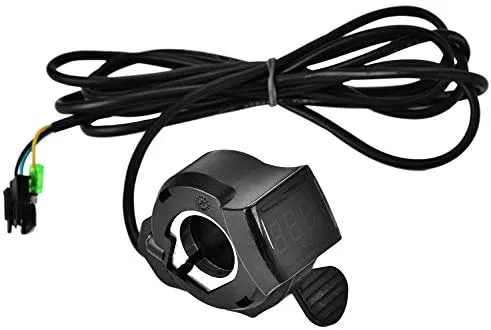 Acelerador, Scooter Pulgar Acelerador con 4 Cables 12V - 99V para Scooter Eléctrico Motocicleta Moto