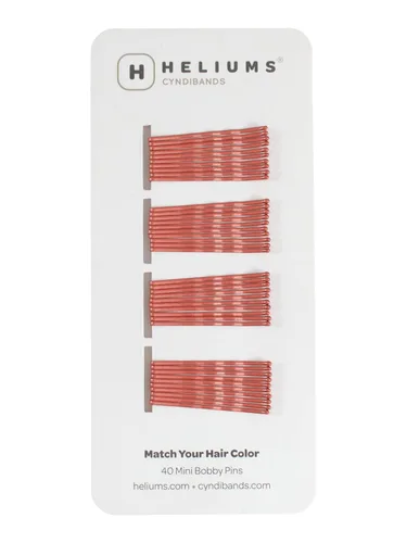 Miniatura 14 de Minihorquillas Heliums - Rubio Ceniza - Paquete de 40, horquillas pequeñas de 1.5 pulgadas para cabello fino y niños