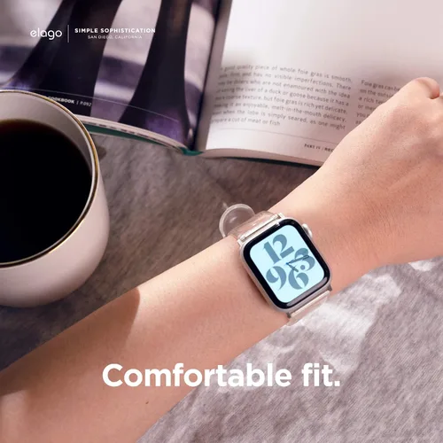 Miniatura 7 de elago Correa compatible con Apple Watch Band Ultra3/Ultra2/Ultra/SE3/SE2/SE1/11/10/9/8/7/6/5/4/3/2/1 compatible con iWatch de 1.496 in 1.575 in