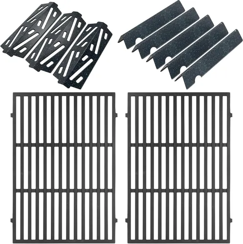Miniatura 11 de SafBbcue 66801 Rejillas de cocina de acero inoxidable para Weber Genesis II E-210 LX S/E-240 Series Gas Grills 2017 y posteriores, para Weber