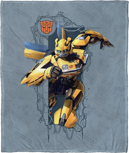 Miniatura 8 de Northwest Transformers - Manta de seda táctil, 50 x 60 pulgadas, modo bestia