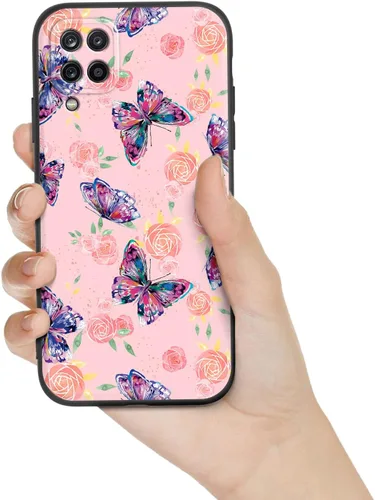 Miniatura 52 de Funda para Galaxy A51 5G (no compatible con la versión A51 4G) con correa de cordón, para niñas y mujeres, diseño lindo de anime, funda de silicona