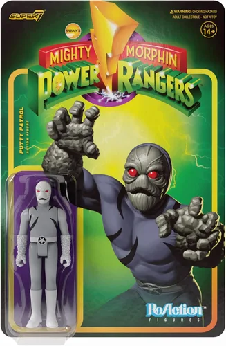 Miniatura 8 de Mighty Morphin Power Rangers - Figura de reacción Wave 1 – Pudgy Pig Classic Collectibles y juguetes retro