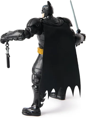 Miniatura 3 de DC Comics, Batman Battle Clash – Batman Ninja Strike Gorilla Grodd Action Figure 15cm with 2 Ninja Accessories, Superhero Toy for Boys and Girls 3