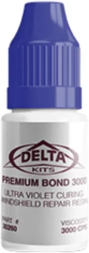 Miniatura 2 de Delta Kits Combo de resina y esmalte prémium para productos profesionales de reparación de parabrisas, 0.2 fl oz ea