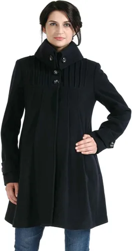 Miniatura 2 de Abrigo de lana plisada para mujer, chaqueta de invierno para embarazada