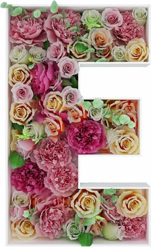 Miniatura 41 de Kit de letras rellenables de 2 pies con marco de globo de mosaico de letra K para decoración de telón de fondo de boda de fiesta de cumpleaños