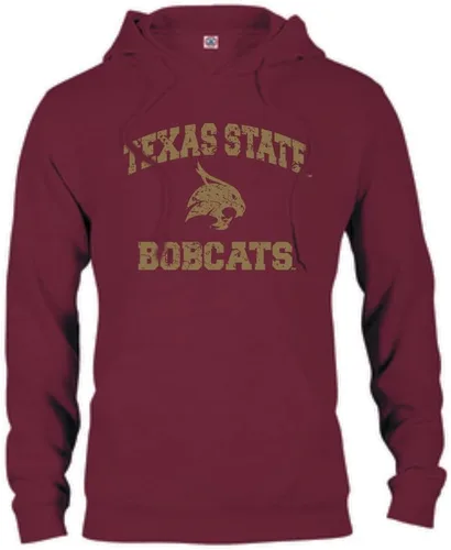 Miniatura 27 de Sport Your Gear Sudadera con capucha retro envejecida con licencia oficial de la NCAA para el día del juego, ropa para fanáticos Kent Navy Heather