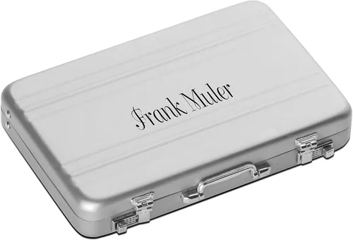 Miniatura 6 de Estuche para tarjetas de visita de tarjeta de crédito de equipaje de aleación de aluminio grabado personalizado - Regalo personalizado, Rosa